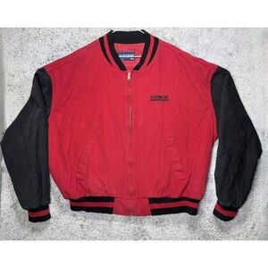 Vintage Case IH International Harvester Bomber Jacket Sz XXL USA Made Swingster